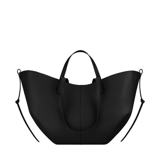 Polene Cyme Small Tote Bag | Black