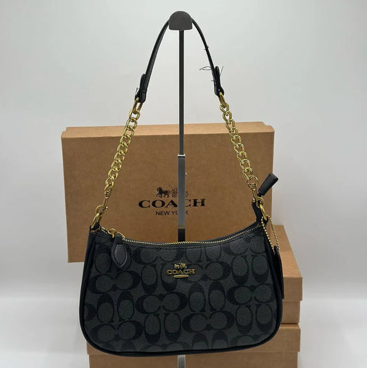 Coach Teri Shoulder Bag | Black Signature