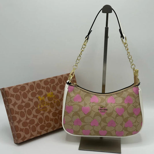 Coach Teri Shoulder Bag | Heart Canvas