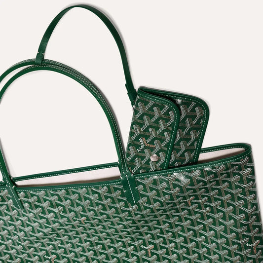 Goyard Tote Bag with Pouch | Green