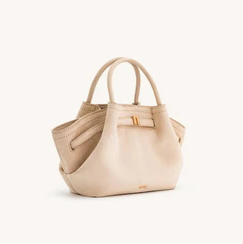 Jw Pei Hana Mini Faux Suede Tote Bag | Off White