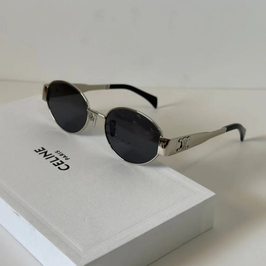 Imported Celine Sunglasses |  Silver Frame