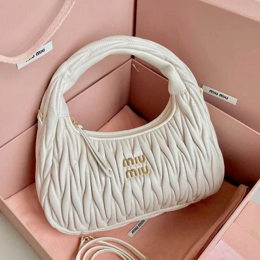 Miu Miu Wander Hobo Bag | White