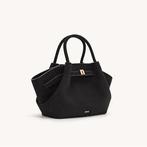Jw Pei Hana Mini Faux Suede Tote Bag | Black