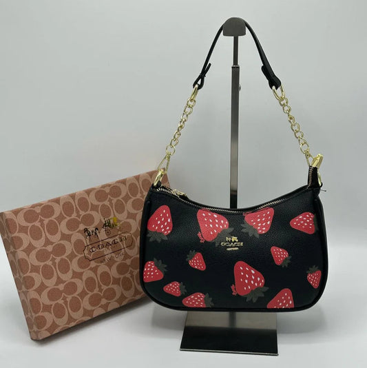 Coach Teri Shoulder Bag | Strawberry Canvas