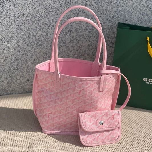 Goyard Mini Tote with Pouch | Pink