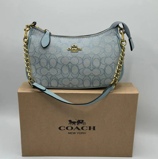 Coach Teri Shoulder Bag | Blue Canvas