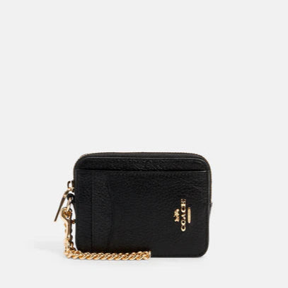 Coach Zip Card Case | Black