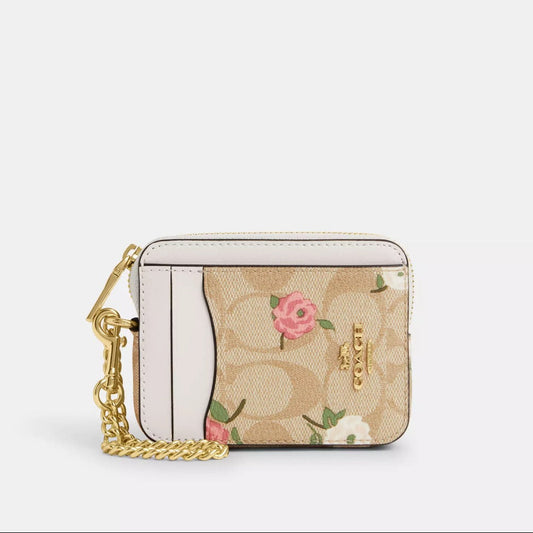 Coach Zip Card Case | Floral