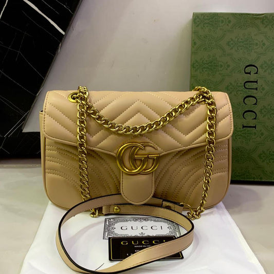 Gucci Marmont Shoulder Bag | Beige