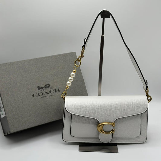 Coach Tabby 26' Pearl | White