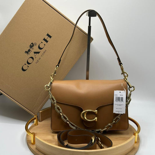 Coach Runway Chain Tabby Shoulder Bag | Brown