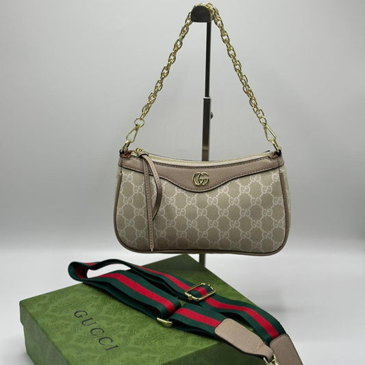 Gucci Ophidia Shoulder Bag | Beige