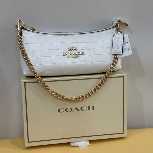 Coach Charlotte Shoulder Bag | White