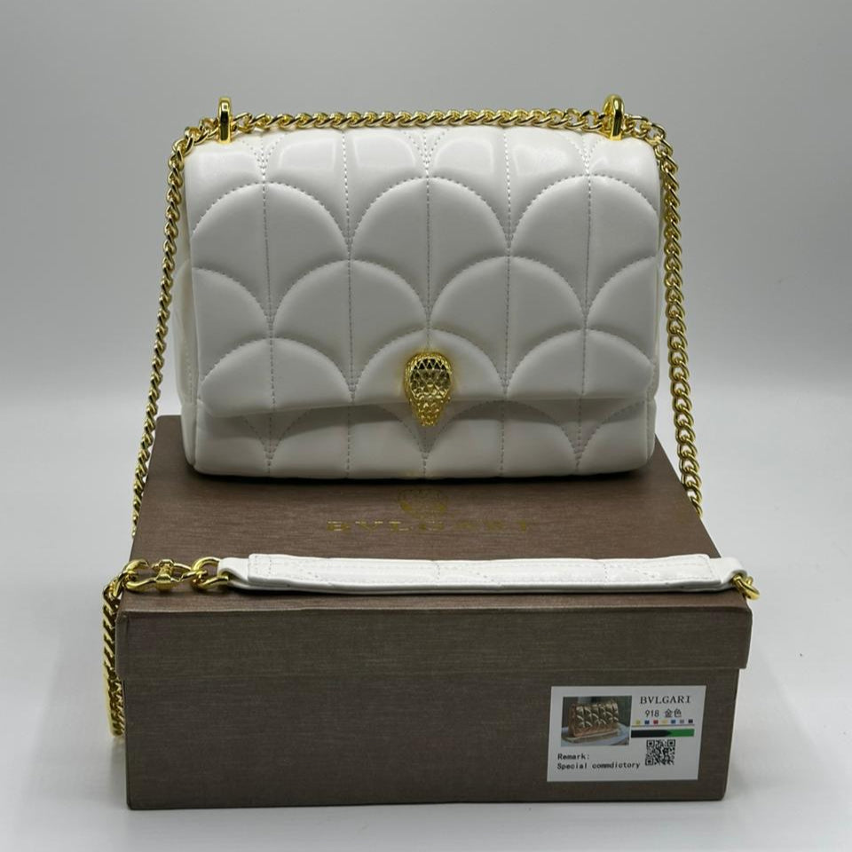 Bvlgari Shoulder Bag | White