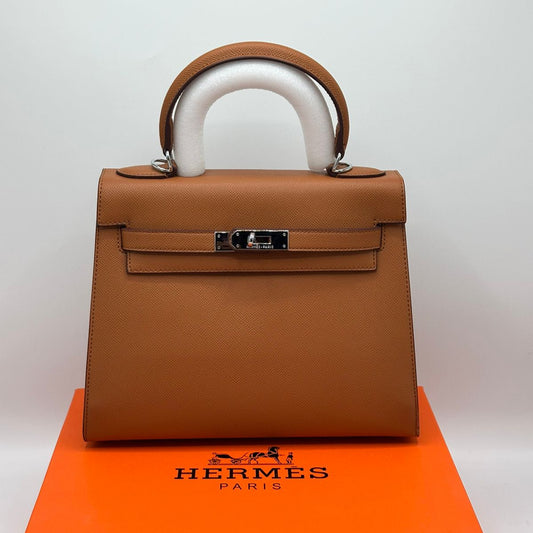 Hermes Kelly Leather Bag | Brown