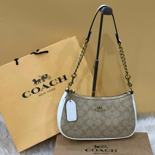 Coach Teri Shoulder Bag | White Signature