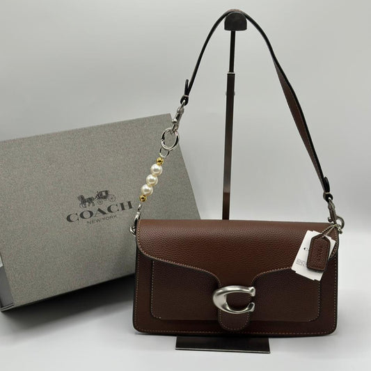 Coach Tabby 26' Pearl | Dark Brown