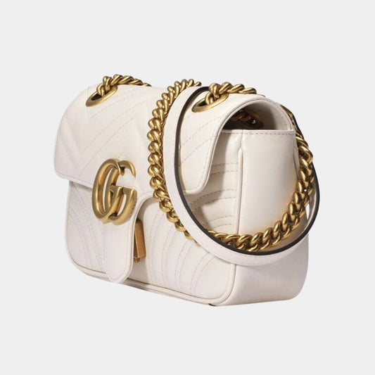 Gucci Marmont Shoulder Bag | White
