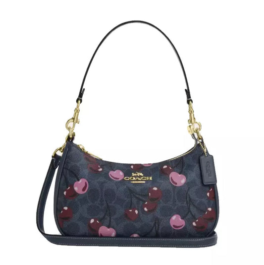 Coach Teri Shoulder Bag | Cherry Black