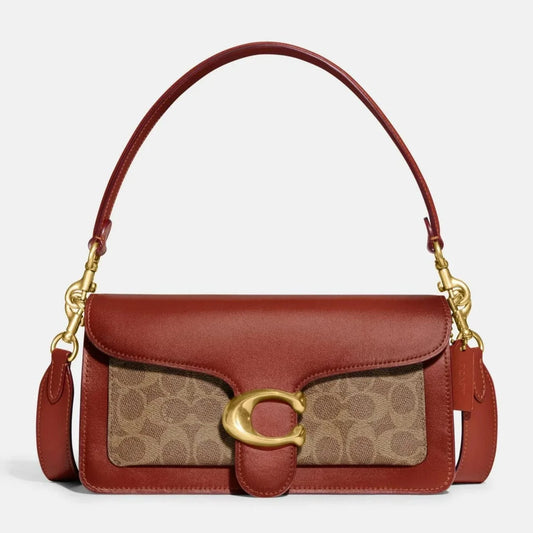 Coach Tabby 26 Leather Bag | Brown Signature