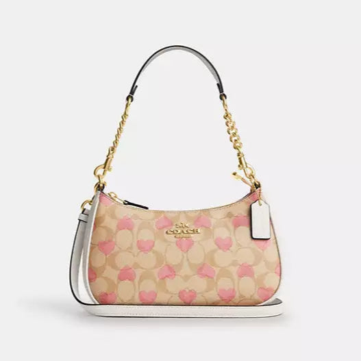 Coach Teri Shoulder Bag High Quality | Heart Canvas