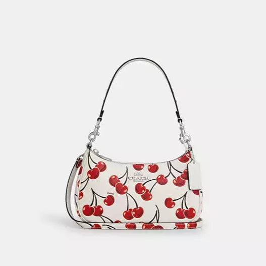 Coach Teri Shoulder Bag High Quality | Cherry White
