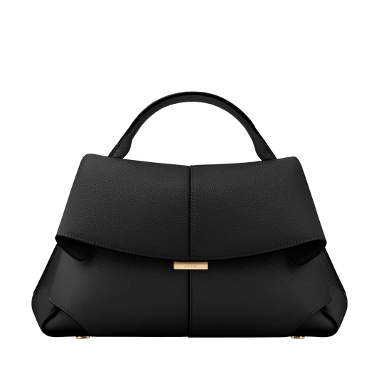 Polene Mokki Textured Bag | Black